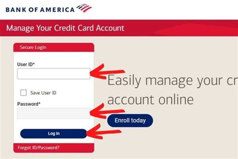 manage bank of america credit card